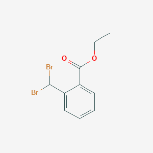 molecular formula C10H10Br2O2 B2829236 苯甲酸乙酯 2-(二溴甲基)乙酯 CAS No. 96259-59-5