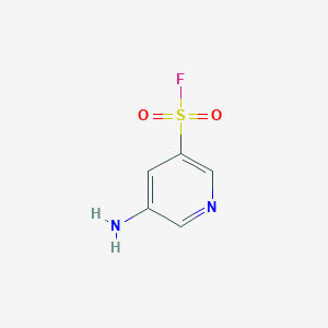 molecular formula C5H5FN2O2S B2829362 5-Aminopyridine-3-sulfonyl fluoride CAS No. 1909327-25-8