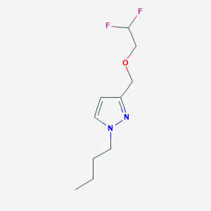 molecular formula C10H16F2N2O B2829370 1-butyl-3-[(2,2-difluoroethoxy)methyl]-1H-pyrazole CAS No. 1856028-09-5