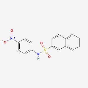 molecular formula C16H12N2O4S B2829402 N-(4-nitrophenyl)naphthalene-2-sulfonamide CAS No. 22092-21-3