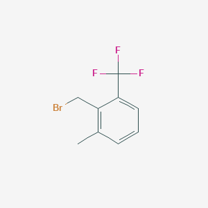 molecular formula C9H8BrF3 B2829429 2-Methyl-6-trifluoromethylbenzyl bromide CAS No. 1261683-90-2