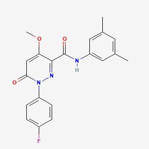 N-(3,5-dimethylphenyl)-1-(4-fluorophenyl)-4-methoxy-6-oxopyridazine-3-carboxamide