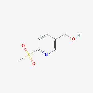 molecular formula C7H9NO3S B2829462 (6-(Methylsulfonyl)pyridin-3-yl)methanol CAS No. 2089377-85-3