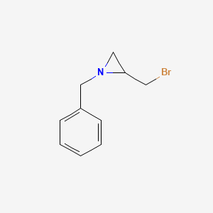 molecular formula C10H12BrN B2829463 1-Benzyl-2-(bromomethyl)aziridine CAS No. 25662-24-2