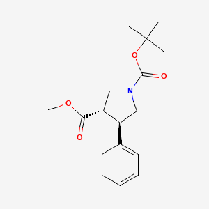 1-tert-Butyl 3-methyl (3S,4R)-4-phenylpyrrolidine-1,3-dicarboxylate