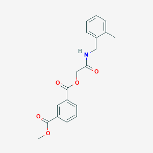 Methyl (2-((2-methylbenzyl)amino)-2-oxoethyl) isophthalate