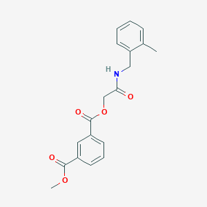 molecular formula C19H19NO5 B2829556 甲基(2-((2-甲基苯基)氨基)-2-氧代乙基)苯二甲酸酯 CAS No. 1794781-84-2