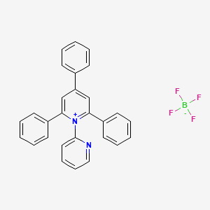 molecular formula C28H21BF4N2 B2829575 2,4,6-Triphenyl-1-(pyridin-2-yl)-1-5-pyridin-1-ylium CAS No. 71017-84-0