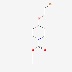 molecular formula C12H22BrNO3 B2829590 Tert-butyl 4-(2-bromoethoxy)piperidine-1-carboxylate CAS No. 1552504-74-1