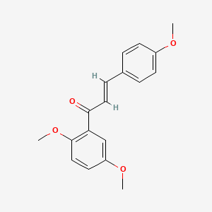 molecular formula C18H18O4 B2829627 4,2',5'-Trimethoxychalcone CAS No. 114021-53-3