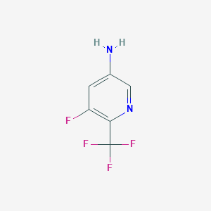 B2829630 5-Fluoro-6-(trifluoromethyl)pyridin-3-amine CAS No. 1807168-23-5