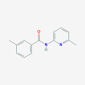 molecular formula C14H14N2O B2829651 3-甲基-N-(6-甲基吡啶-2-基)苯甲酰胺 CAS No. 346720-66-9