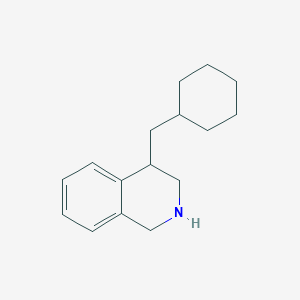 molecular formula C16H23N B2829659 4-(Cyclohexylmethyl)-1,2,3,4-tetrahydroisoquinoline CAS No. 1400655-92-6