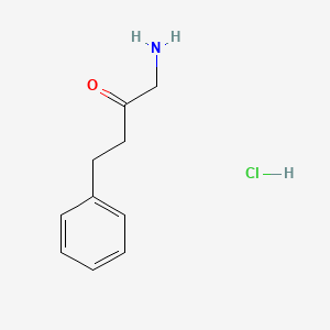 molecular formula C10H14ClNO B2829693 1-Amino-4-phenyl-2-butan-one hydrochloride CAS No. 31419-53-1