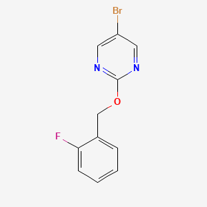 5-Bromo-2-(2-fluorobenzyloxy)pyrimidine
