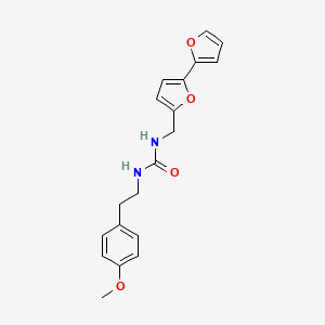 molecular formula C19H20N2O4 B2829702 1-([2,2'-Bifuran]-5-ylmethyl)-3-(4-methoxyphenethyl)urea CAS No. 2034438-11-2