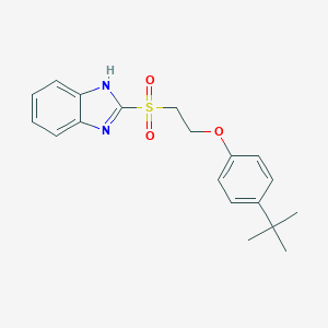 molecular formula C19H22N2O3S B282972 2-[2-(4-tert-Butyl-phenoxy)-ethanesulfonyl]-1H-benzoimidazole 