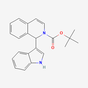 molecular formula C22H22N2O2 B2829720 tert-Butyl 1-(1H-indol-3-yl)isoquinoline-2(1H)-carboxylate CAS No. 1612888-20-6