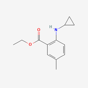 molecular formula C13H17NO2 B2829757 Ethyl 2-(cyclopropylamino)-5-methylbenzoate CAS No. 2248296-04-8
