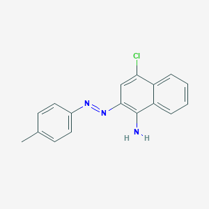 molecular formula C17H14ClN3 B282979 4-Chloro-2-p-tolylazonaphthalen-1-ylamine 