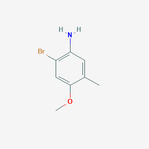 molecular formula C8H10BrNO B2829804 2-溴-4-甲氧基-5-甲基苯胺 CAS No. 328400-86-8