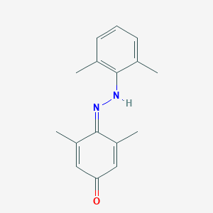4-[(2,6-dimethylphenyl)hydrazinylidene]-3,5-dimethylcyclohexa-2,5-dien-1-one