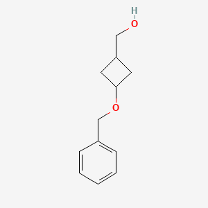 molecular formula C12H16O2 B2829840 (3-(Benzyloxy)cyclobutyl)methanol CAS No. 128041-57-6