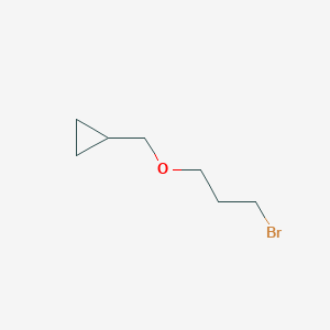 [(3-Bromopropoxy)methyl]cyclopropane