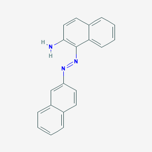 molecular formula C20H15N3 B282989 1-(2-Naphthyldiazenyl)-2-naphthylamine 