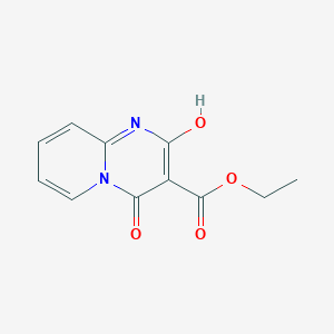 molecular formula C11H10N2O4 B2829890 乙酸乙酯 2-羟基-4-氧代-4H-吡啶并[1,2-a]嘧啶-3-甲酸酯 CAS No. 52578-37-7