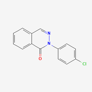 molecular formula C14H9ClN2O B2829897 2-(4-氯苯基)-1-邻苯并噻唑酮 CAS No. 161716-23-0