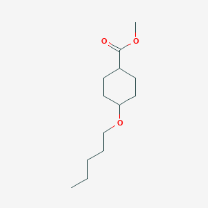 molecular formula C13H24O3 B2829899 甲基-4-戊氧基环己烷-1-羧酸甲酯 CAS No. 80361-43-9