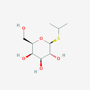 molecular formula C9H18O5S B028299 异丙基-β-D-硫代半乳糖吡喃苷 CAS No. 105431-82-1