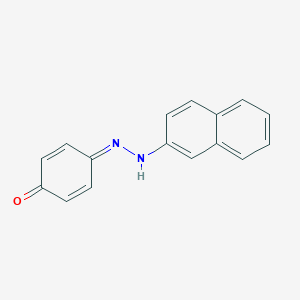 molecular formula C16H12N2O B282994 4-(naphthalen-2-ylhydrazinylidene)cyclohexa-2,5-dien-1-one 