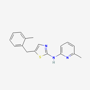 6-methyl-N-[5-(2-methylbenzyl)-1,3-thiazol-2-yl]pyridin-2-amine