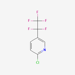 molecular formula C7H3ClF5N B2829970 2-Chloro-5-(perfluoroethyl)pyridine CAS No. 118559-21-0