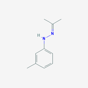 molecular formula C10H14N2 B282998 Acetone (3-methylphenyl)hydrazone 