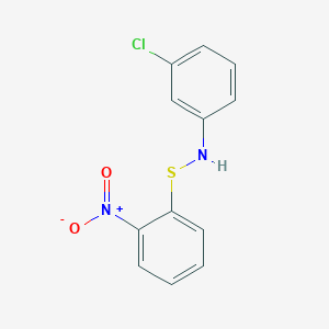 1-[(3-Chloroanilino)sulfanyl]-2-nitrobenzene
