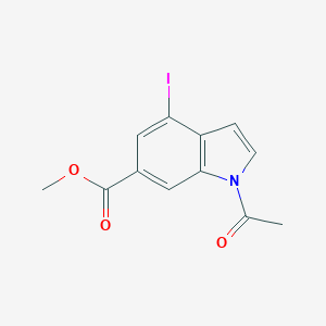 methyl 1-acetyl-4-iodo-1H-indole-6-carboxylate