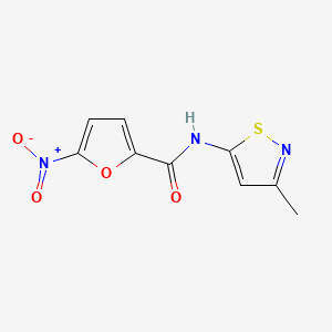 molecular formula C9H7N3O4S B2830053 N-(3-methylisothiazol-5-yl)-5-nitrofuran-2-carboxamide CAS No. 1208660-53-0