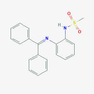 N-{2-[(diphenylmethylene)amino]phenyl}methanesulfonamide