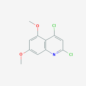 molecular formula C11H9Cl2NO2 B2830089 2,4-二氯-5,7-二甲氧基喹啉 CAS No. 161648-76-6