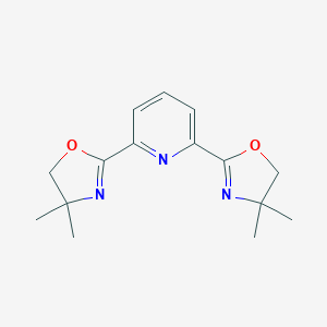 molecular formula C15H19N3O2 B283009 2,6-Bis(4,4-dimethyl-4,5-dihydro-1,3-oxazol-2-yl)pyridine 