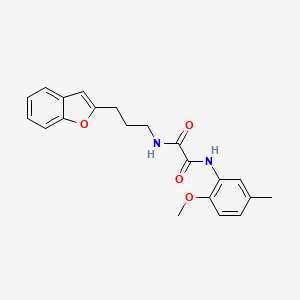 N1-(3-(benzofuran-2-yl)propyl)-N2-(2-methoxy-5-methylphenyl)oxalamide
