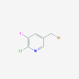 5-(Bromomethyl)-2-chloro-3-iodopyridine