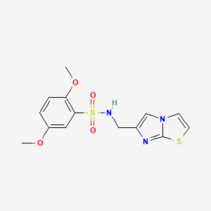 N-(imidazo[2,1-b]thiazol-6-ylmethyl)-2,5-dimethoxybenzenesulfonamide