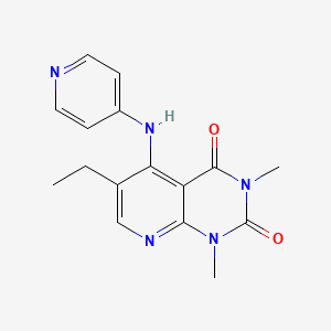 6-ethyl-1,3-dimethyl-5-(pyridin-4-ylamino)pyrido[2,3-d]pyrimidine-2,4(1H,3H)-dione