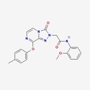 N-(2-methoxyphenyl)-2-(3-oxo-8-(p-tolyloxy)-[1,2,4]triazolo[4,3-a]pyrazin-2(3H)-yl)acetamide