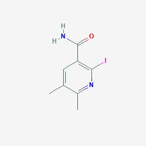 molecular formula C8H9IN2O B2830220 2-Iodo-5,6-dimethylnicotinamide CAS No. 2376726-76-8