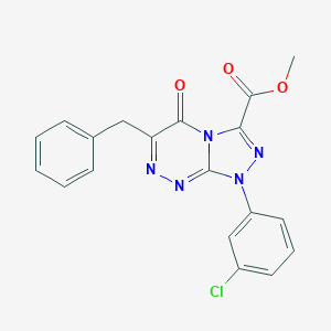 Methyl 6-benzyl-1-(3-chlorophenyl)-5-oxo-1,5-dihydro[1,2,4]triazolo[3,4-c][1,2,4]triazine-3-carboxylate